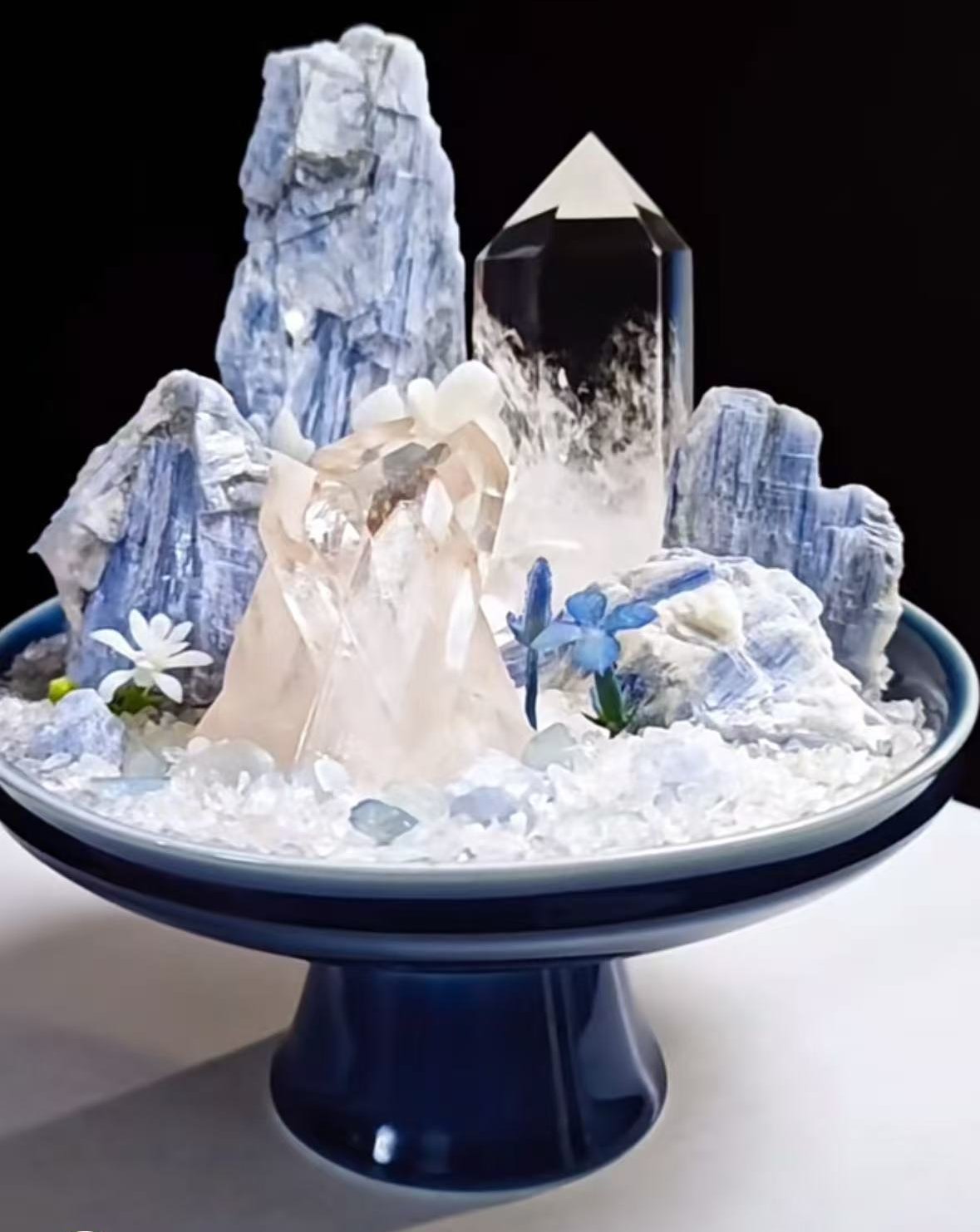 Glacier crystal arrangement